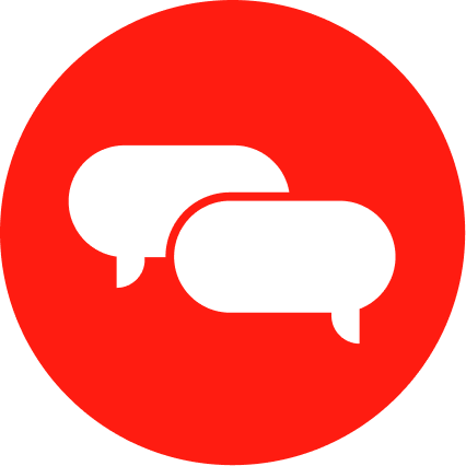 Pictogram symbolizing Conversation