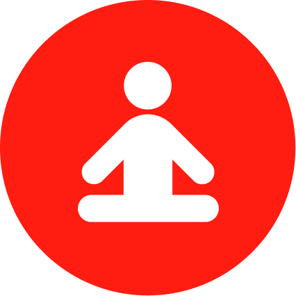 Pictogram symbolizing Yoga