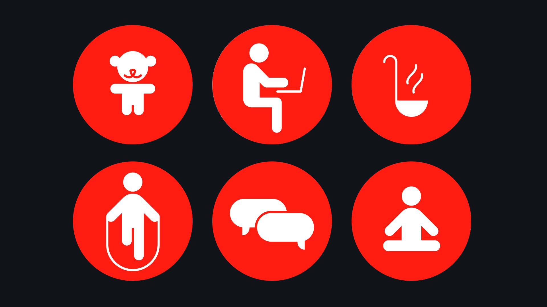 CancerRehabFonden pictograms