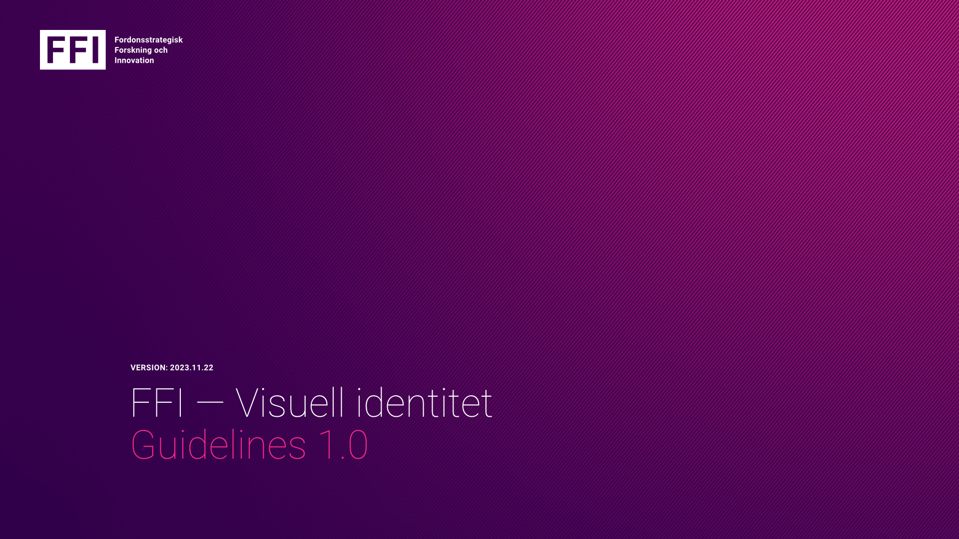 FFI Visual Identity Guidelines