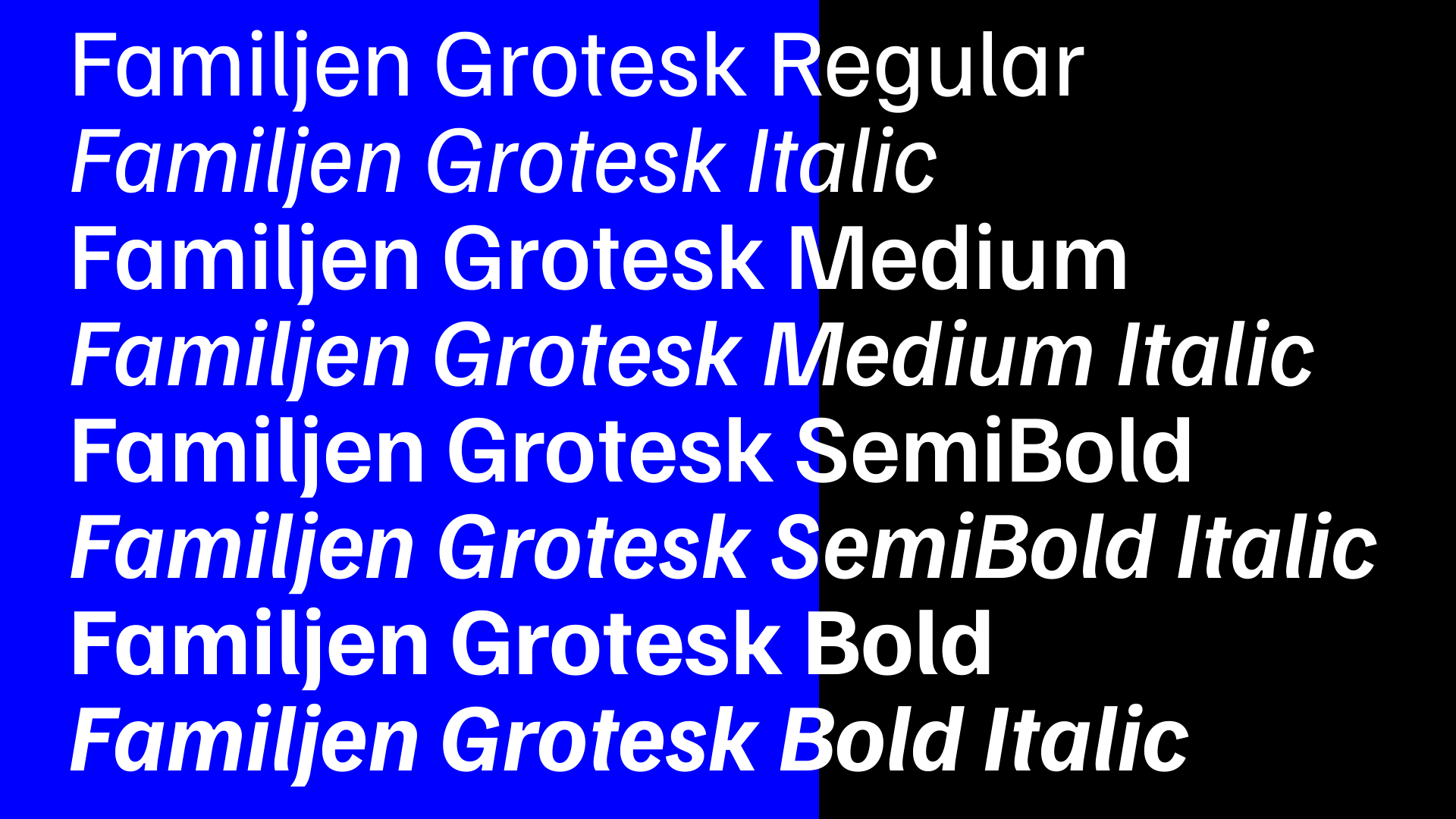 Familjen Grotesk