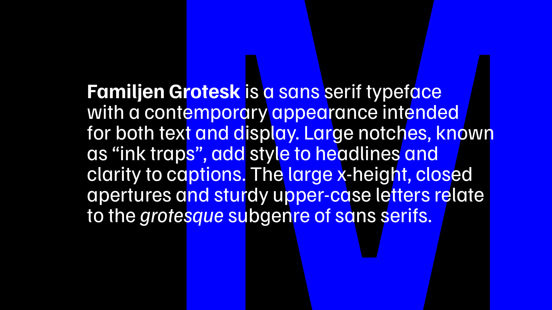 Familjen Grotesk